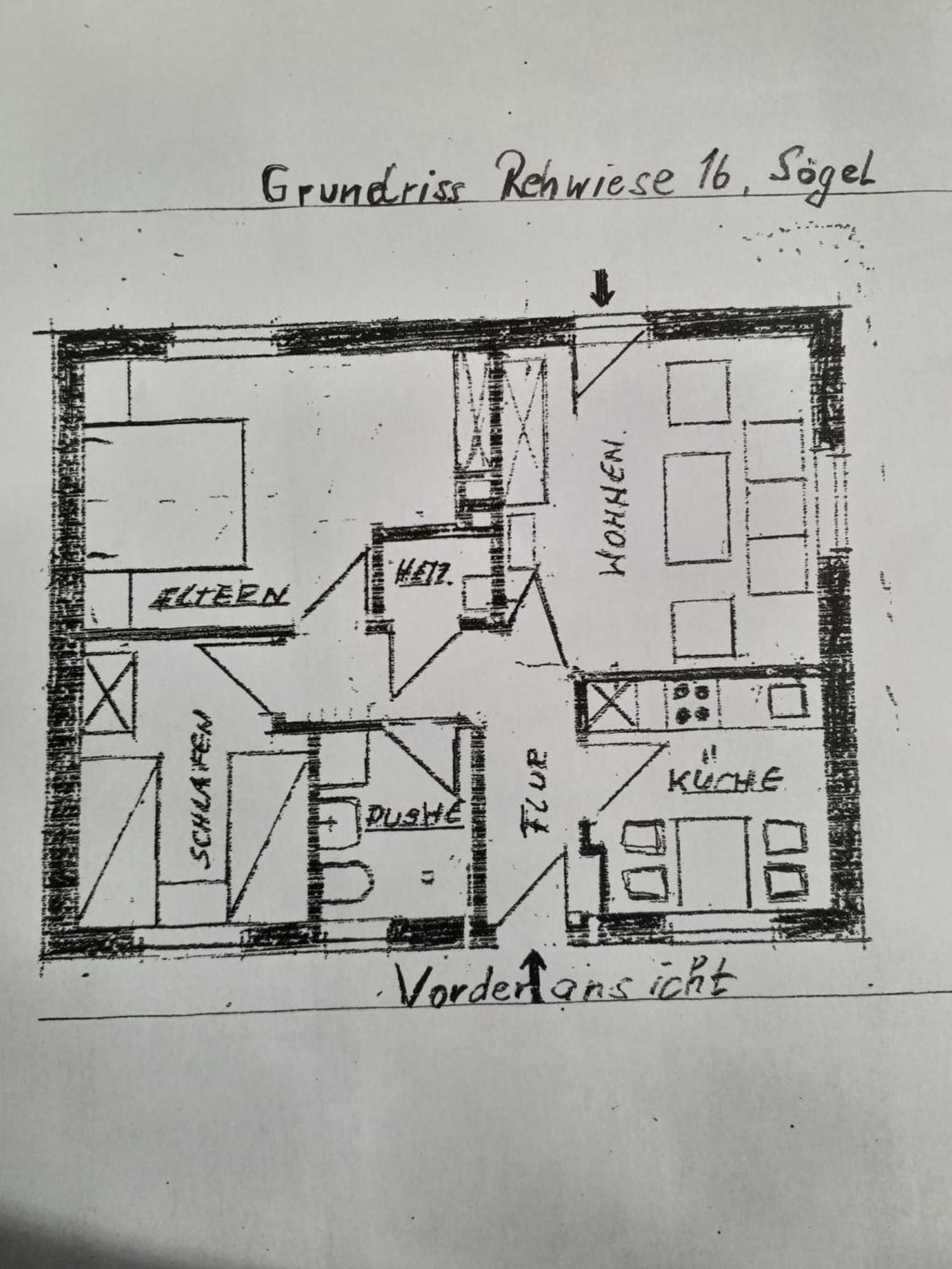Villa "Am Waldesrand" Re16 Sögel Esterno foto