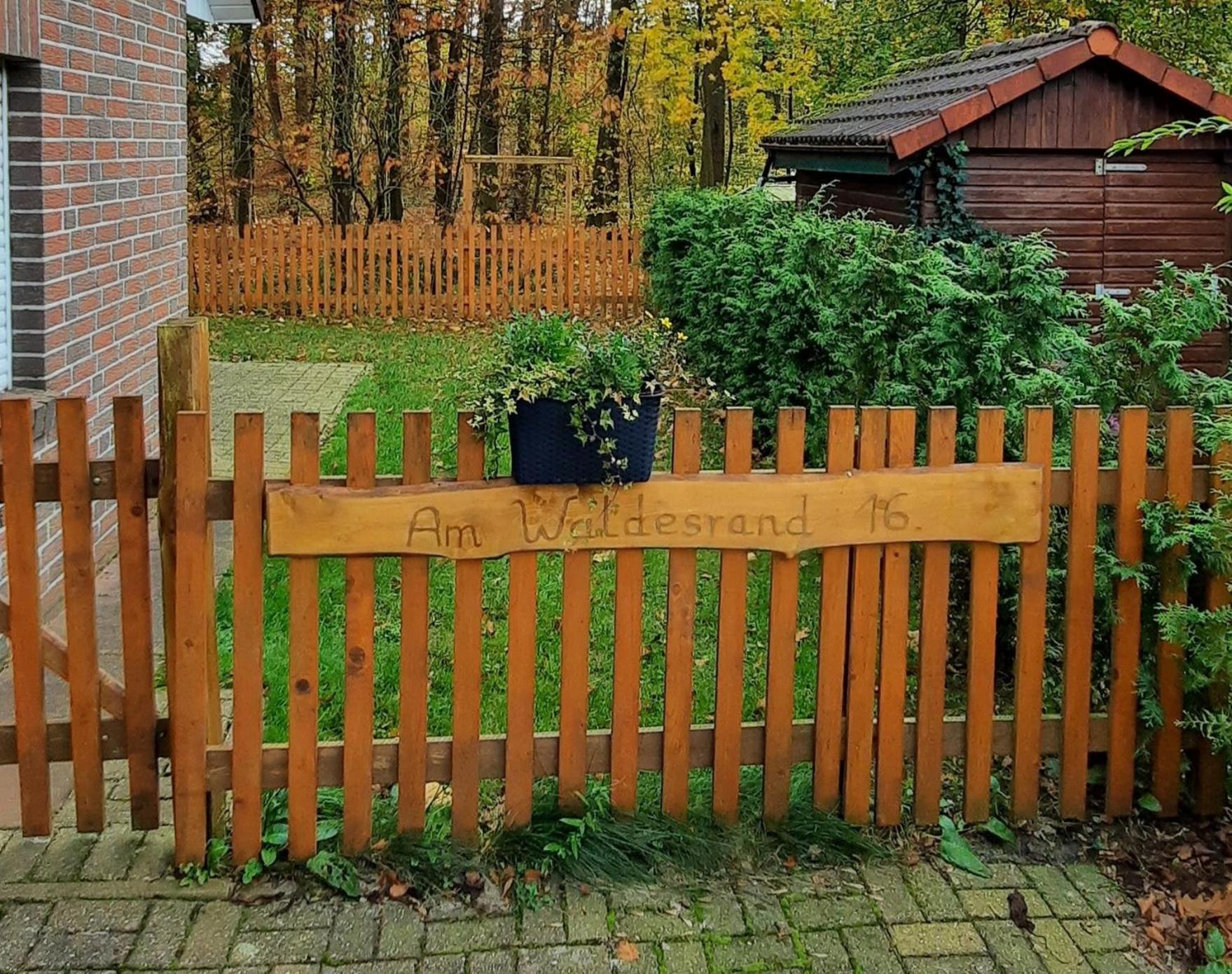 Villa "Am Waldesrand" Re16 Sögel Esterno foto